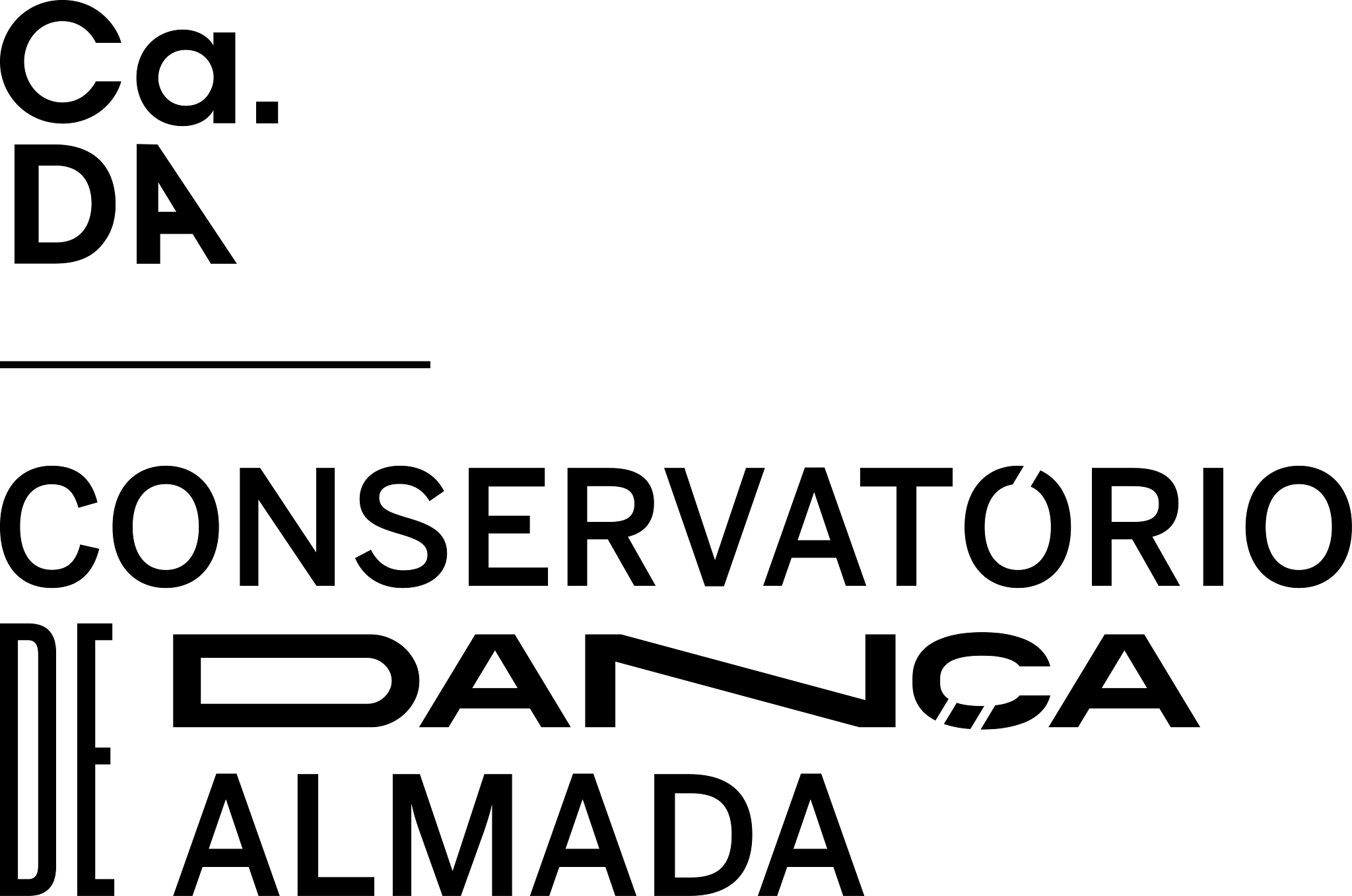 logo do Ca.DA Conservatório de Dança de Almada